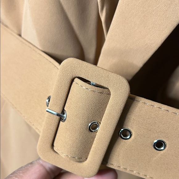 AKIRA Camel Double-Breasted Blazer Dress - Picture 8 of 11